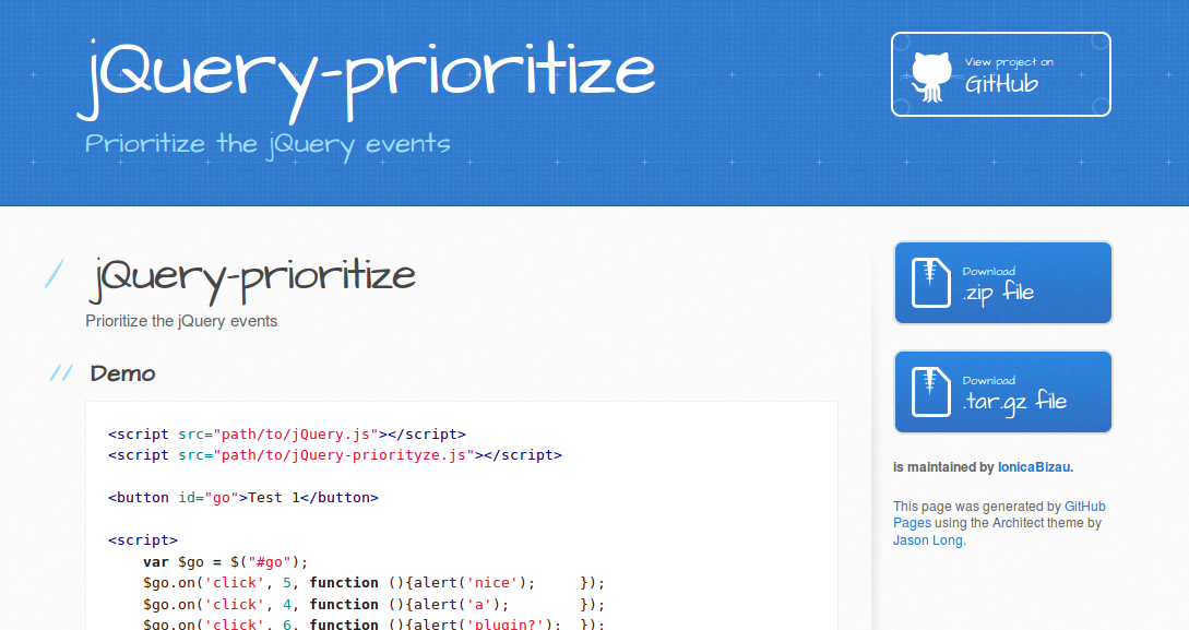 jQuery prioritize